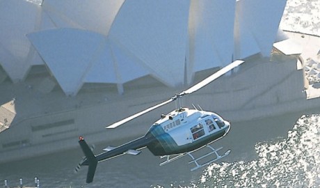 Helicopter flight Sydney