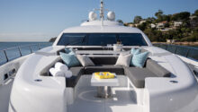 Quantum boat front deck lounge