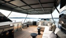 Shadow boat top deck