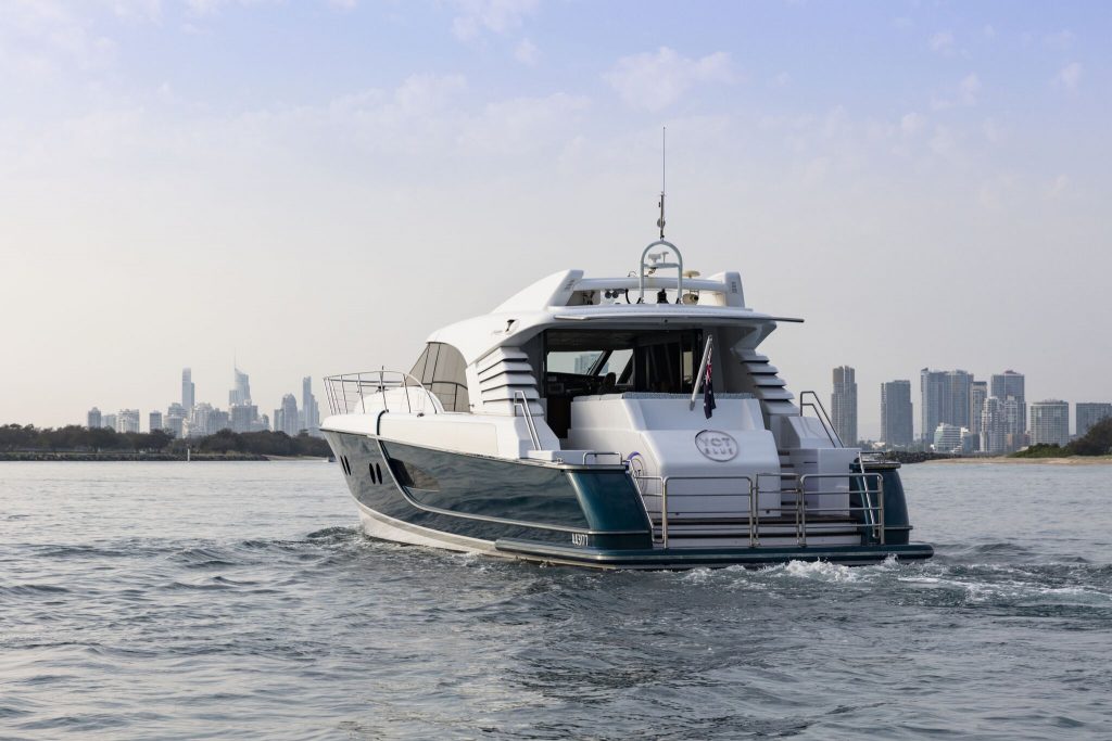Yot Blue Charter Boat 80 Foot Evolution Yacht Gold Coast Boat Hire