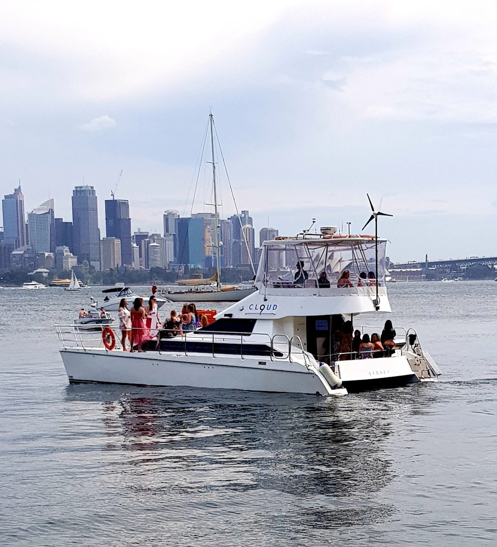 catamaran boat hire sydney