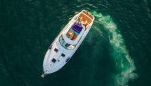 Inception boat top view