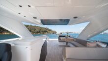 Topaz yacht top deck